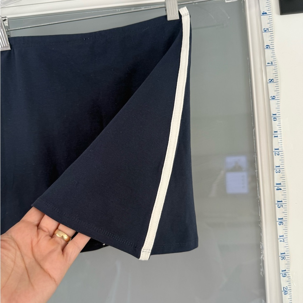 New Cotton On Pull-On Navy White Stripe Active Athletic Skort Skirt XS - Picture 4 of 8